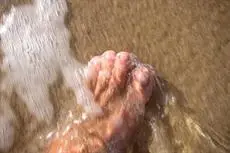 Sand Castle on the Beach 