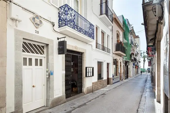 Sitges Group Blue & White close to Beach