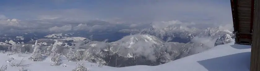 Alpen Berghutte Sonnstein Panorama