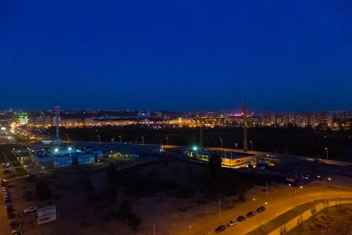 Apartments in the seventh heaven near the river 