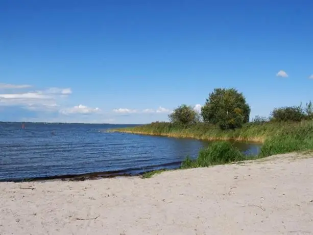 Romantische Finnhutte in der Heide 