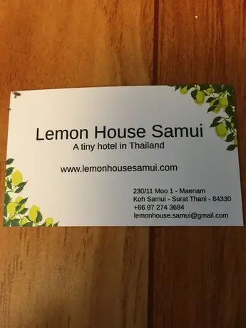 Lemon House Samui