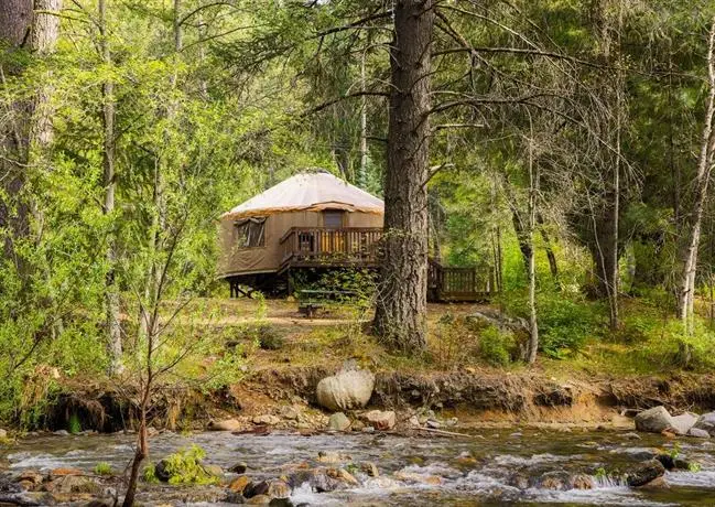 Yosemite Lakes River Yurt 21