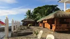 Bamboo village on the beach 