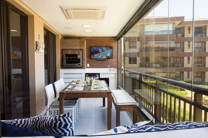 Luxuoso apartamento de 3 suites no melhor resort do Porto da Dunas 