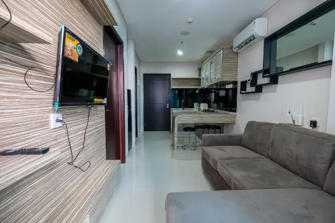 Cozy 1BR Brooklyn Alam Sutera Apartment near IKEA By Travelio