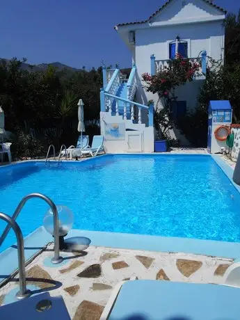 Apartment With one Bedroom in Marathokampou With Pool Access Furnished Terrace and Wifi - 20 m Fro